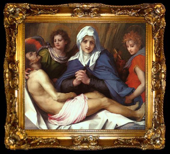framed  Andrea del Sarto Pieta, ta009-2